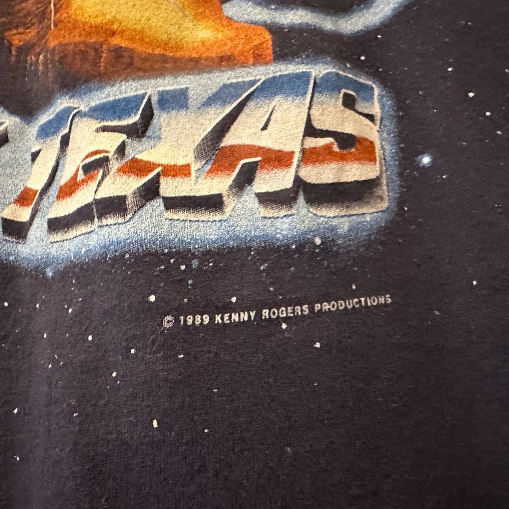 1989 Kenny Rogers "Planet Texas" Tee View 3